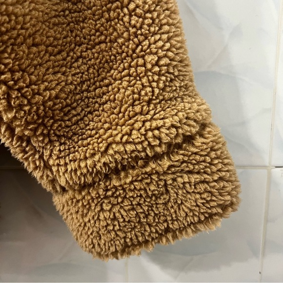 Ugg Women’s Frankie Sherpa Trucker Jacket Chestnut Size Large Minimalist Casual - Picture 6 of 13